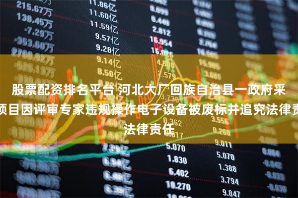 股票配资排名平台 河北大厂回族自治县一政府采购项目因评审专家违规操作电子设备被废标并追究法律责任